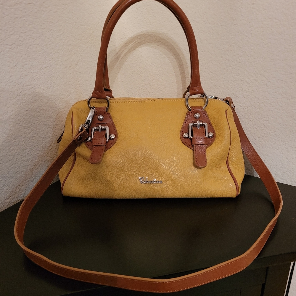 VALENTINA LEATHER HANDBAG made ITALY